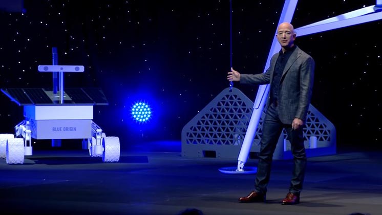 Власник Amazon Джефф Безос представив апарат для колонізації Місяця