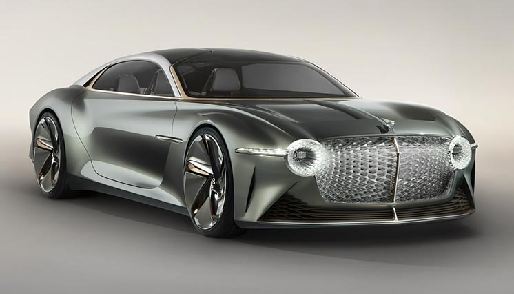Bentley представила EXP 100 GT - «електромобіль 2035 року»