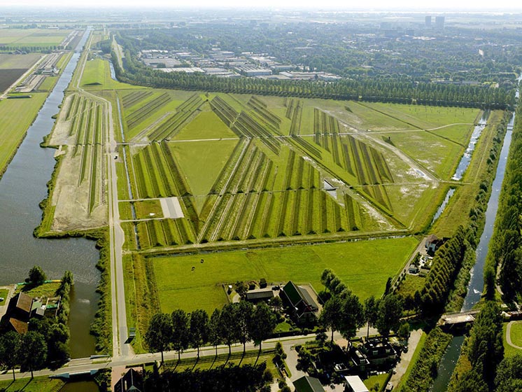 Парк для захисту від шумового впливу аеропорту Схіпхол, Нідерланди