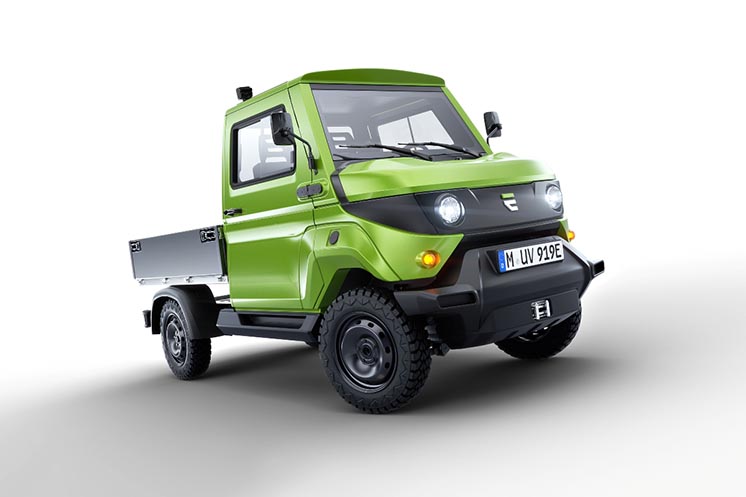 Evum aCar - електрична повнопривідна міні-вантажівка з Німеччини