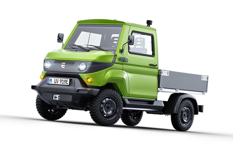 Evum aCar - електрична повнопривідна міні-вантажівка з Німеччини