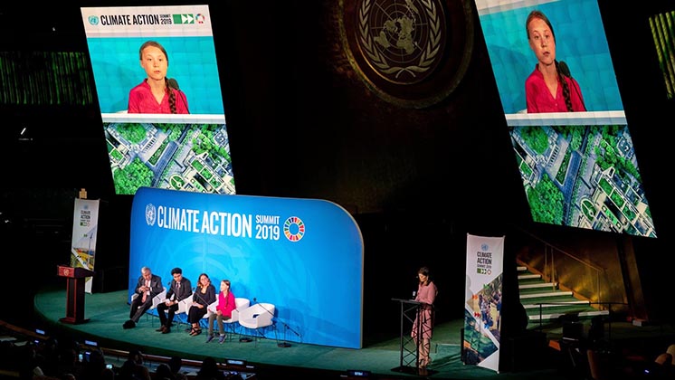 Грета Тунберг на Саміті ООН з питань клімату