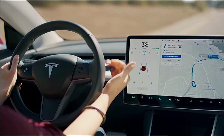 В електромобілях Tesla тепер можна буде обирати маршрут при їзді на автопілоті