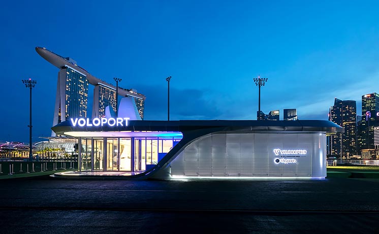 Volocopter представив станцію VoloPort для аеротаксі