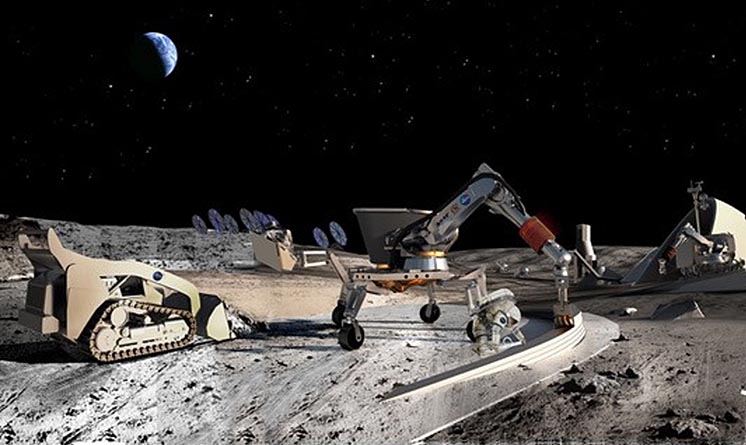 Caterpillar відправить на Місяць автономну техніку для видобутку ресурсів та створення місячної бази
