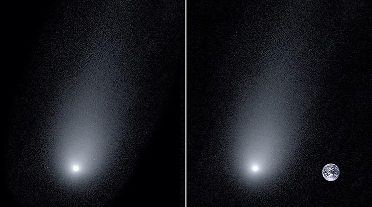 Вчені зробили нові фотографії першої міжзоряної комети, яка залетіла в нашу Сонячну систему