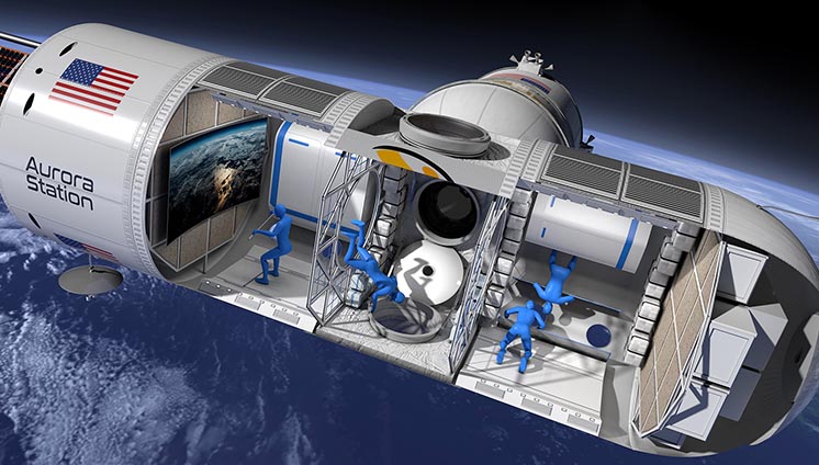 Орбітальний готель Aurora відкриється у 2024 році