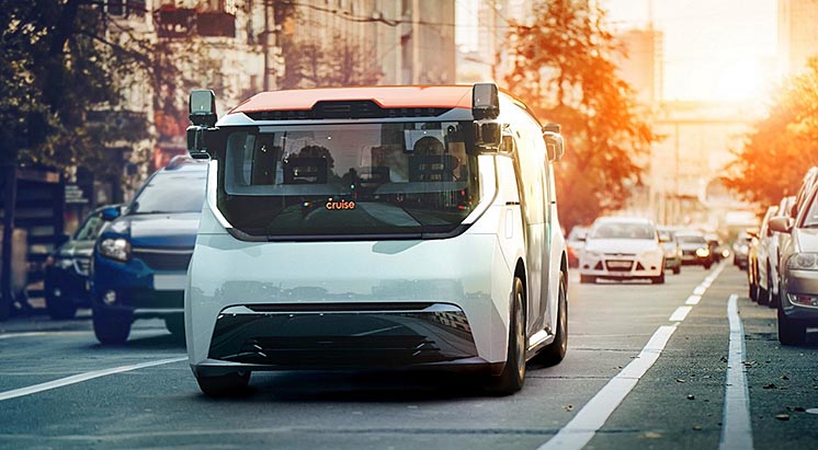 General Motors представив свій перший серійний безпілотний мікроавтобус