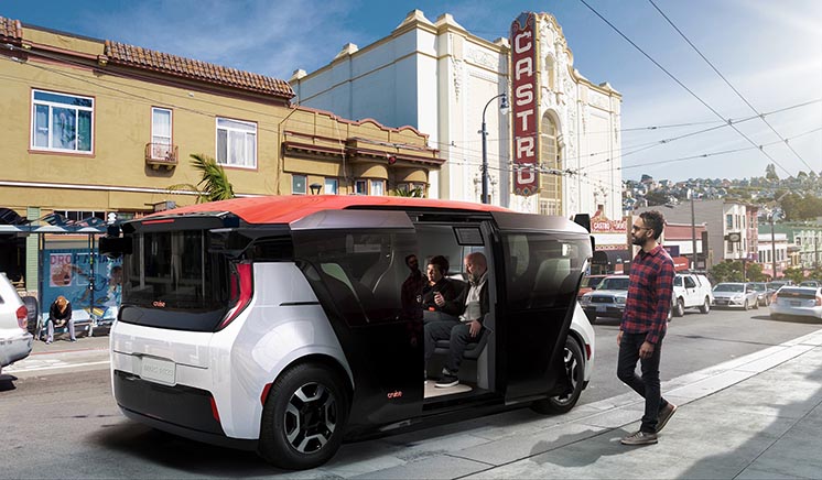 General Motors представив свій перший серійний безпілотний мікроавтобус