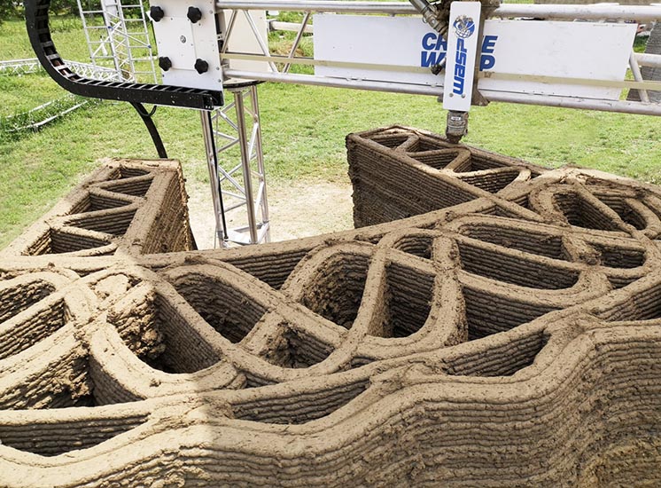 TECLA - глиняний екобудинок, надрукований на 3D-принтері