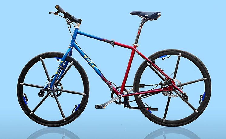 Tuck Bike: складний велосипед зі складними колесами