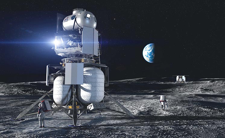 NASA обрало Blue Origin, SpaceX та Dynetics для будівництва місячних кораблів