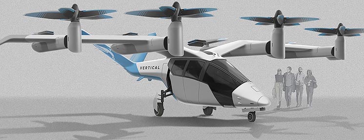 Vertical Aerospace представила проєкт електричного аеротаксі VA-1X